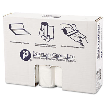 Inteplast Group High-density Interleaved Commercial Can Liners, 33 Gal, 16 Microns, 33" X 40", Clear, 250-carton freeshipping - TVN Wholesale